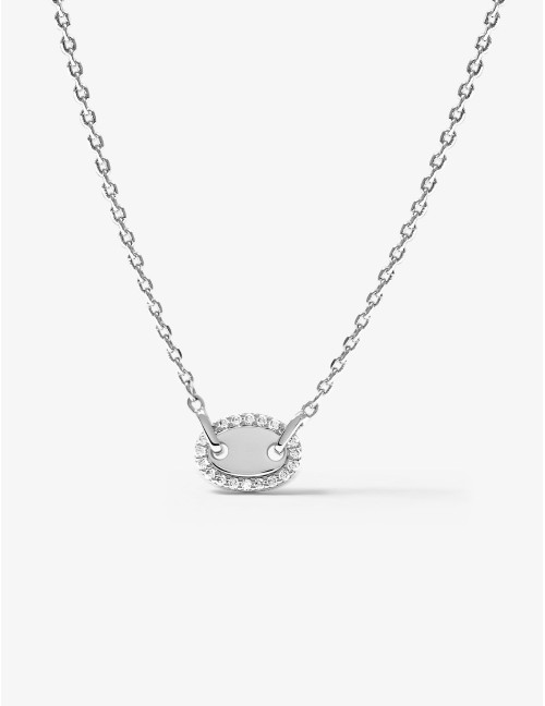 Collier Café Lumière argent