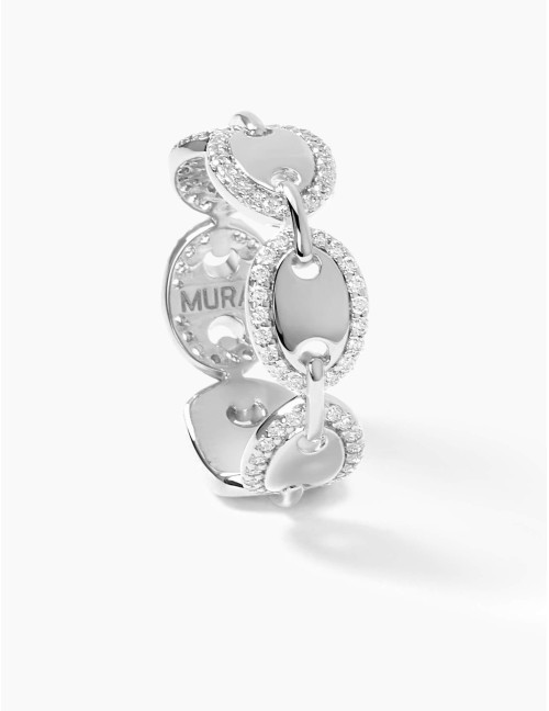 Bague Café Lumière Loop argent