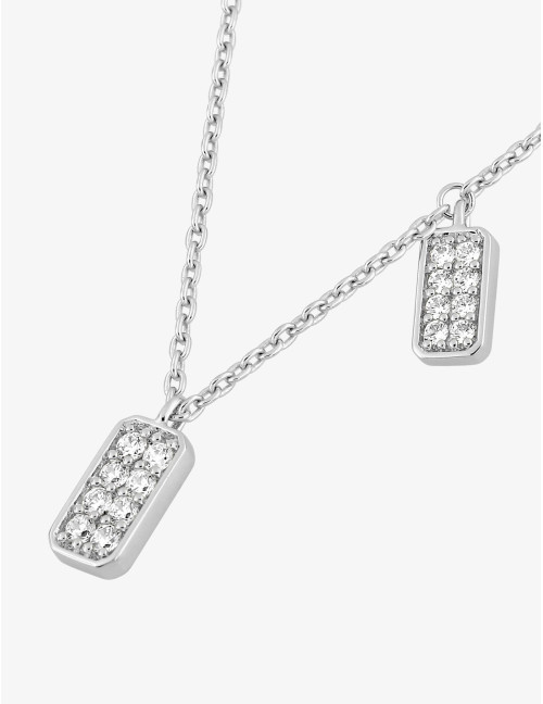 Collier Les Pavés argent