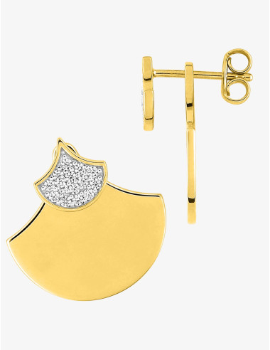 Boucles d’oreilles Duo Éventail Glamour