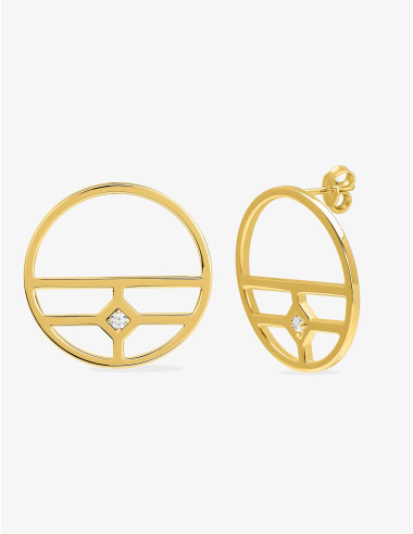 Boucles d’oreilles Ligne Graphique