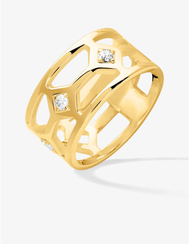 Bague Ligne Graphique