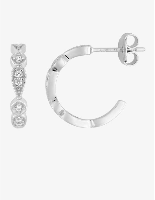 Boucles d’oreilles créoles Royale Talisman