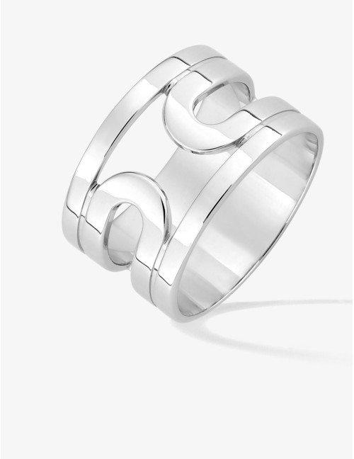 Bague Pure Graphique II argent