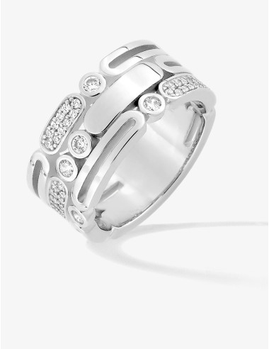 Bague Rythme Graphique XL