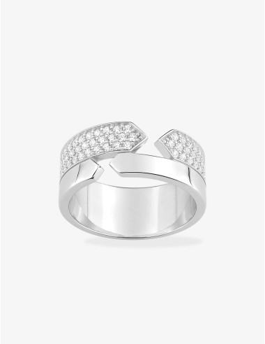 Bague Graphique Rythmes Chic II argent