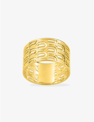 Bague Glamour Art Déco Double