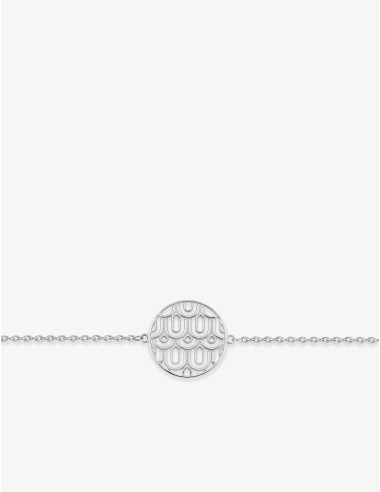 Bracelet Glamour Art Déco argent