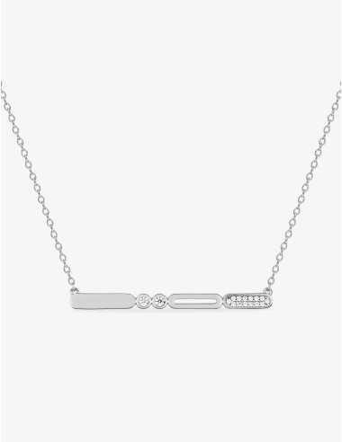 Collier Rythme Graphique Horizontal