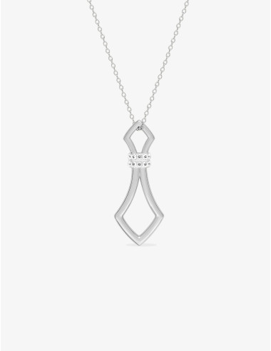 Sautoir Élegance Royale Argent