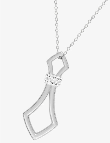 Sautoir Élegance Royale Argent