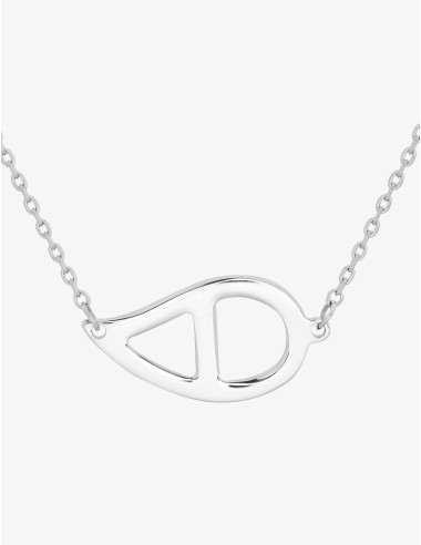 Collier Graphique Paisley argent