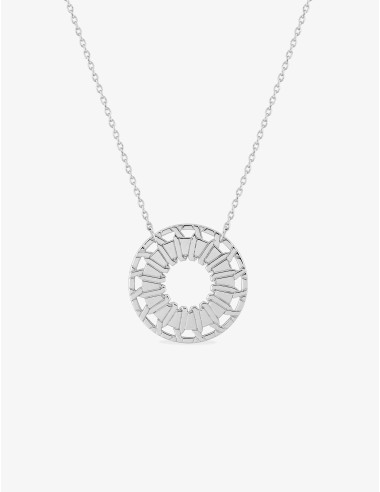 Collier Soleil Graphique argent