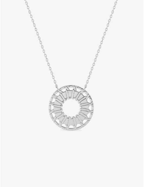 Collier Soleil Graphique argent