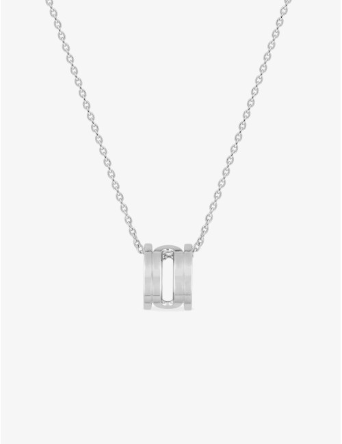 Collier Rayon Graphique argent
