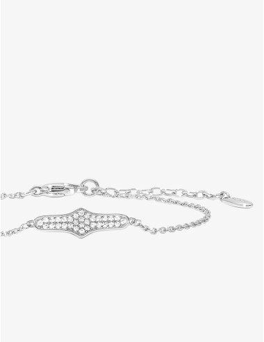 Bracelet Glamour Signature argent pavé