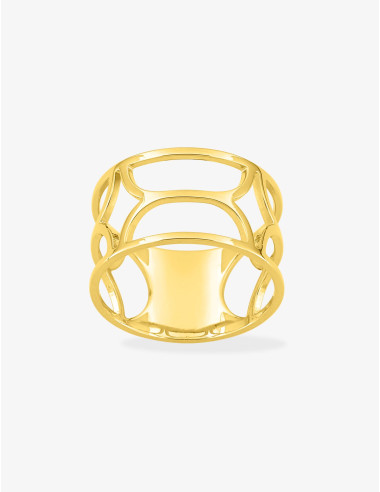 Bague Totem Graphique Double