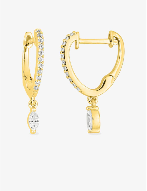 Boucles d’oreilles Goutte Royale