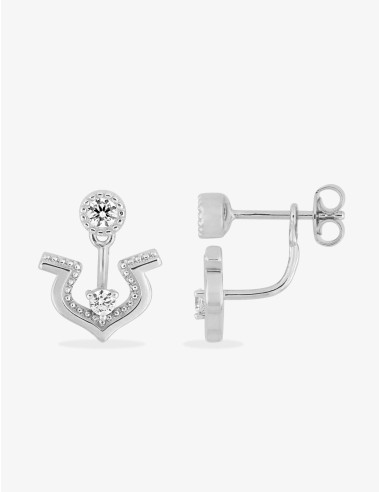 Boucles d’oreilles Royale Majesté argent