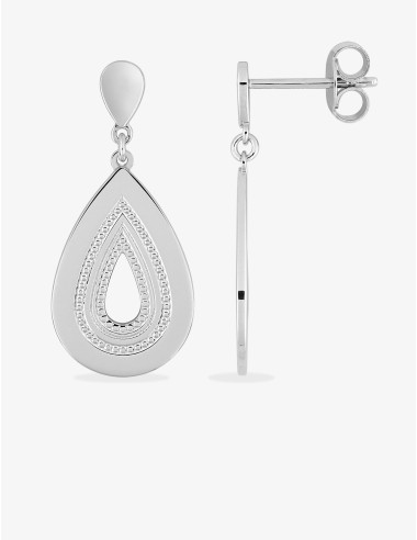 Boucles d’oreilles pendantes Glamour Essence  argent