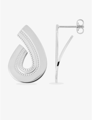 Boucles d’oreilles Glamour Essence argent