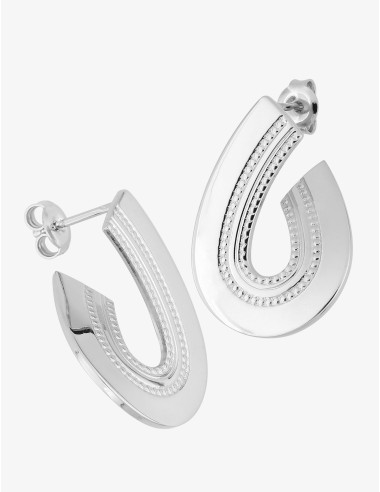 Boucles d’oreilles Glamour Essence argent