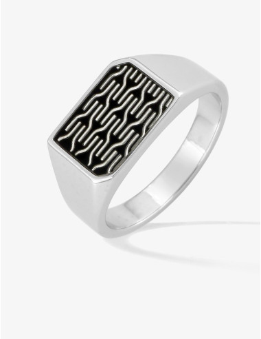 Chevalière Connexion 1847 argent