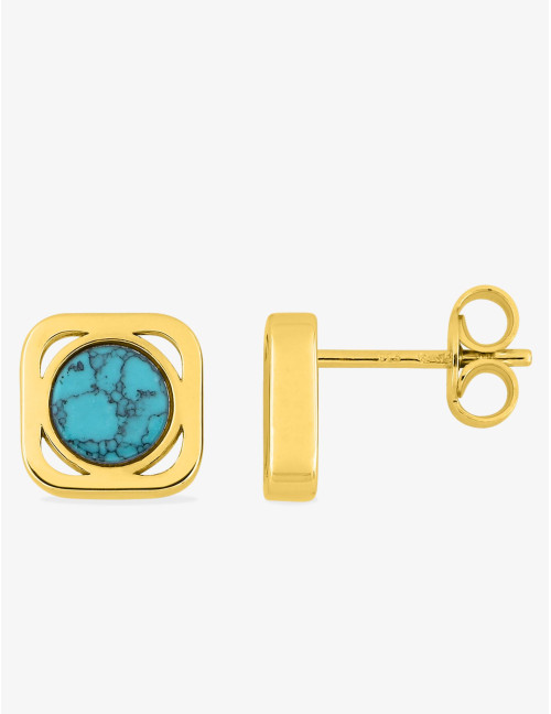 Boucles d’oreilles Aventure Turquoise
