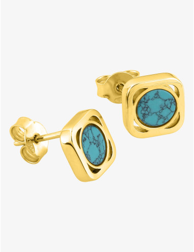 Boucles d’oreilles Aventure Turquoise