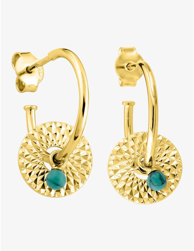 Créoles Soleil Aventure Turquoise