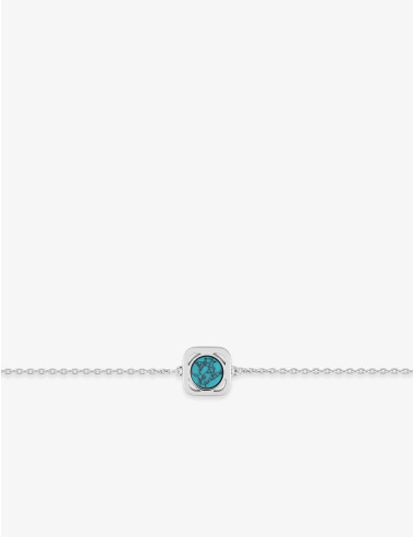 Bracelet Aventure Turquoise Argent