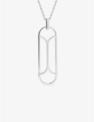 Collier Totem Graphique argent