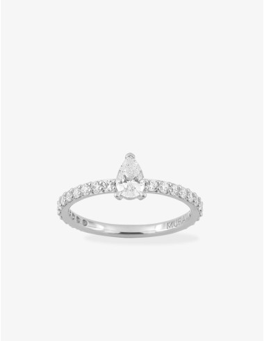 Bague Vivienne accompagnée argent