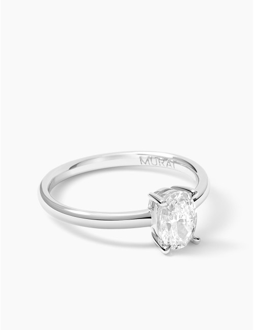 Bague Madeleine argent grande