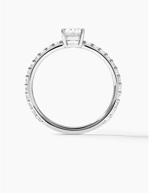 Bague Madeleine accompagnée argent grande