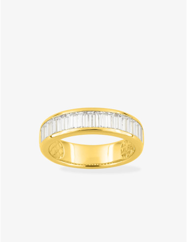 Bague Baguettes doré