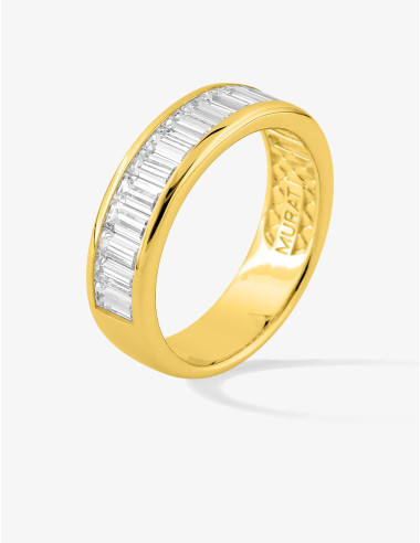 Bague Baguettes doré