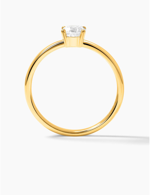 Bague Saint-Louis doré moyenne