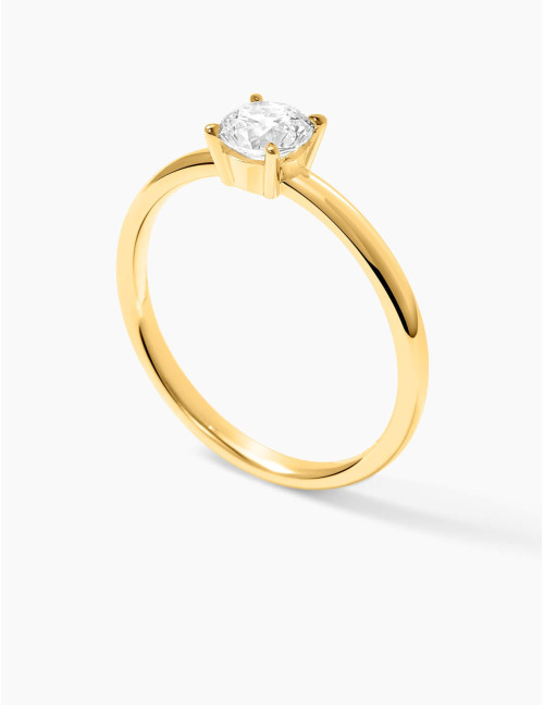 Bague Saint-Louis doré moyenne