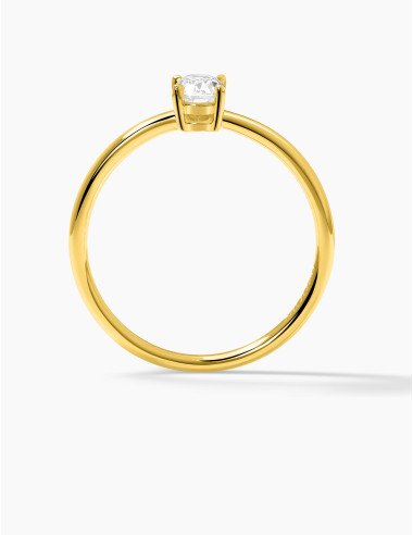 Bague Madeleine doré moyenne