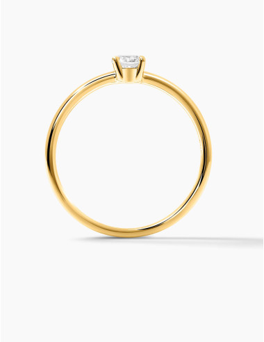 Bague Saint-Louis doré petite