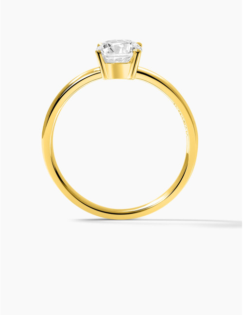 Bague Saint-Louis dorée grande