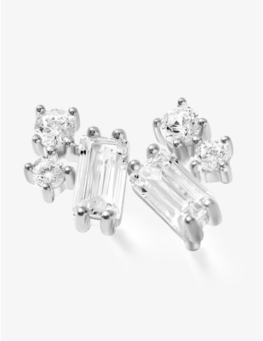 Boucles d’oreilles Harmonie Twist argent