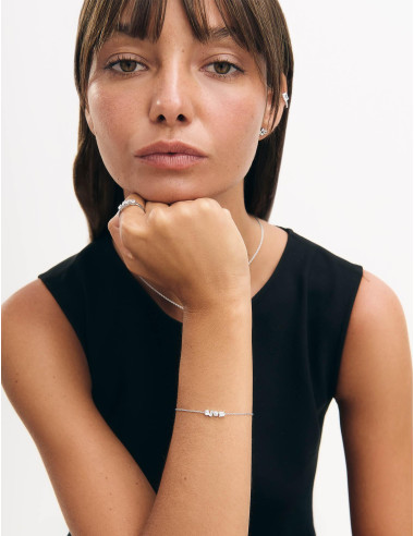 Boucles d’oreilles Harmonie Twist argent