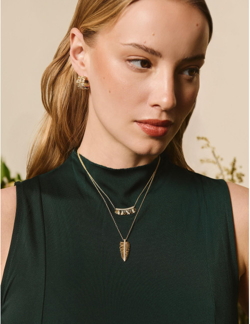 Collier La Feuille de Fougère doré