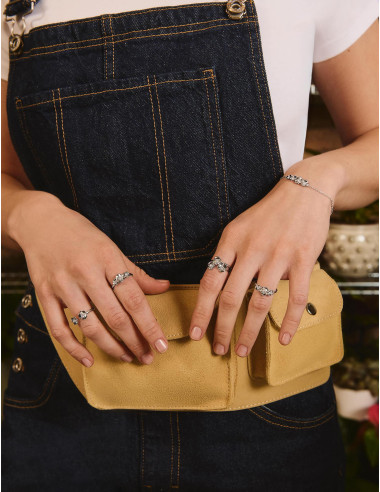 Bague L'Hortensia Ouverte argent