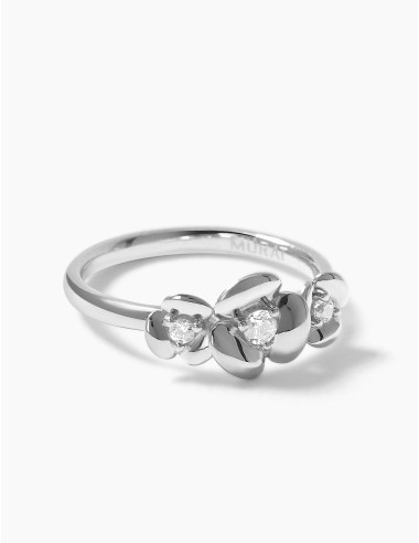 Bague L'Hortensia Trio argent