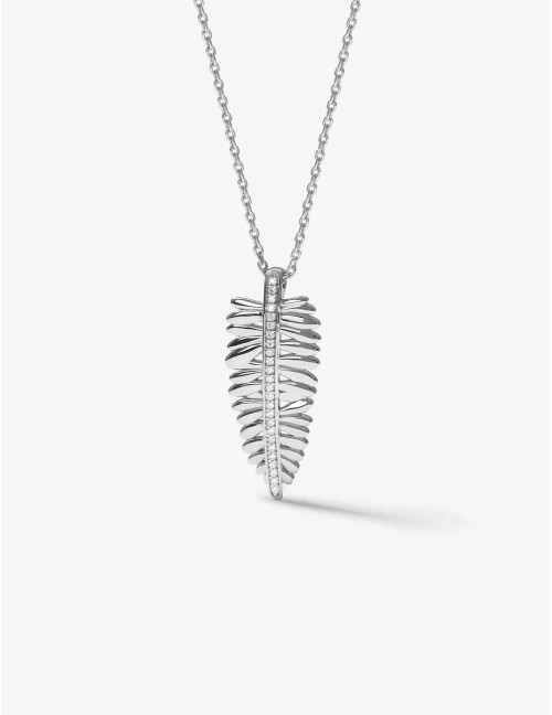 Collier La Feuille de Fougère argent