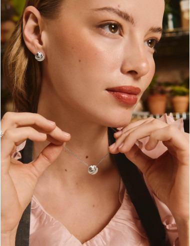 Collier La Rose argent