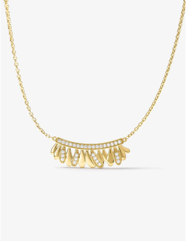 Collier Les Fougères doré